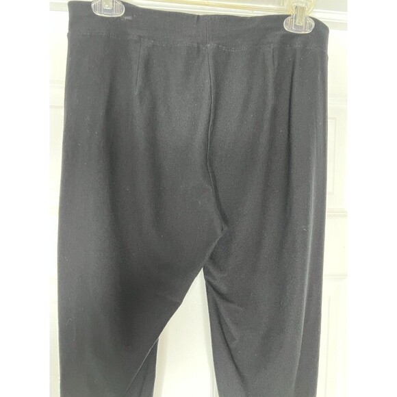 Eileen Fisher XS Pants Black Pull On Elevated Basic Minimalist Cropped Women's - Picture 8 of 9